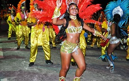 Desfile das escolas de samba encanta plateia com arte e criatividade