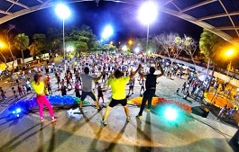 Praça Mandu Ladino recebeu programação com música, dança e concurso