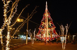 Decoração de natal começa ganhar forma em Parnaíba