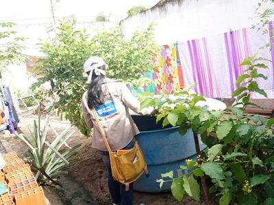 Agentes da Secretaria da Saúde de Parnaíba entram em diferentes bairros com ações de combate Aedes Aegypti