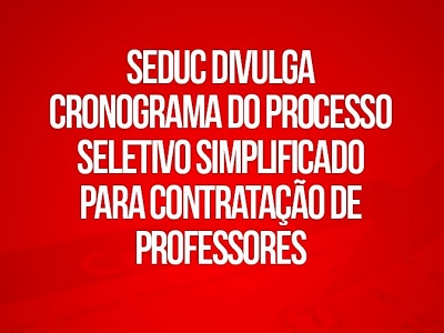 Prefeitura de Parnaíba disponibiliza cronograma para  seletivo de professores dos anos iniciais