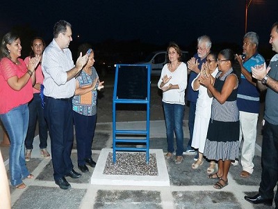 Prefeito Florentino Neto inaugura Praça na Ilha de Santa de Isabel