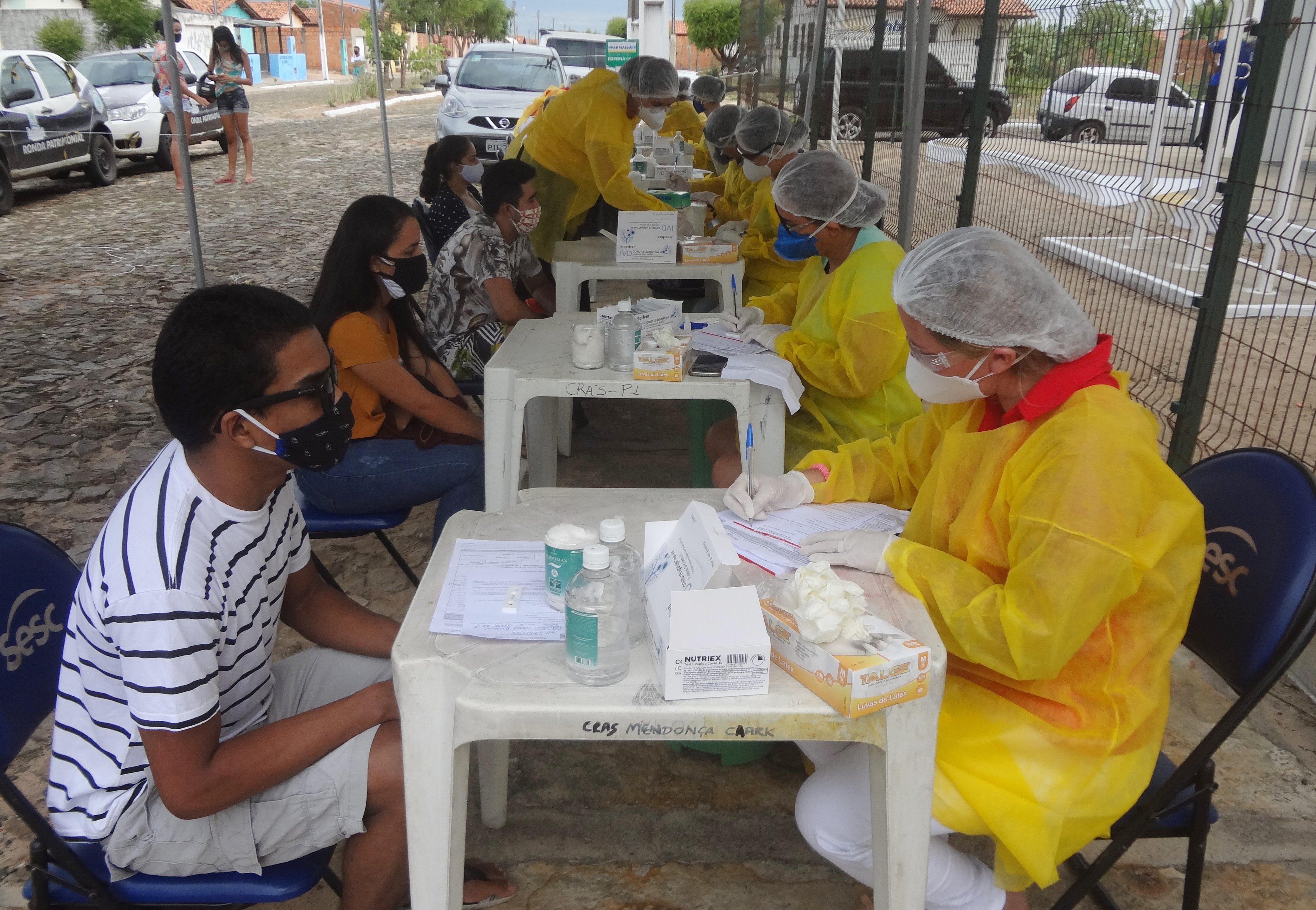 Mutirão de testagem de Covid-19 da Prefeitura de Parnaíba atende moradores dos populosos conjuntos Dom Rufino e Broderville Mutirão de testagem de Covid-19 da Prefeitura de Parnaíba atende moradores dos populosos conjuntos Dom Rufino e Broderville