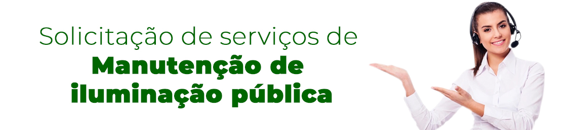 Solicitação de serviços de Manutenção de iluminação pública
