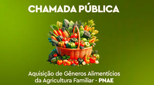AVISO DE CHAMADA PÚBLICA – AGRICULTURA FAMILIAR