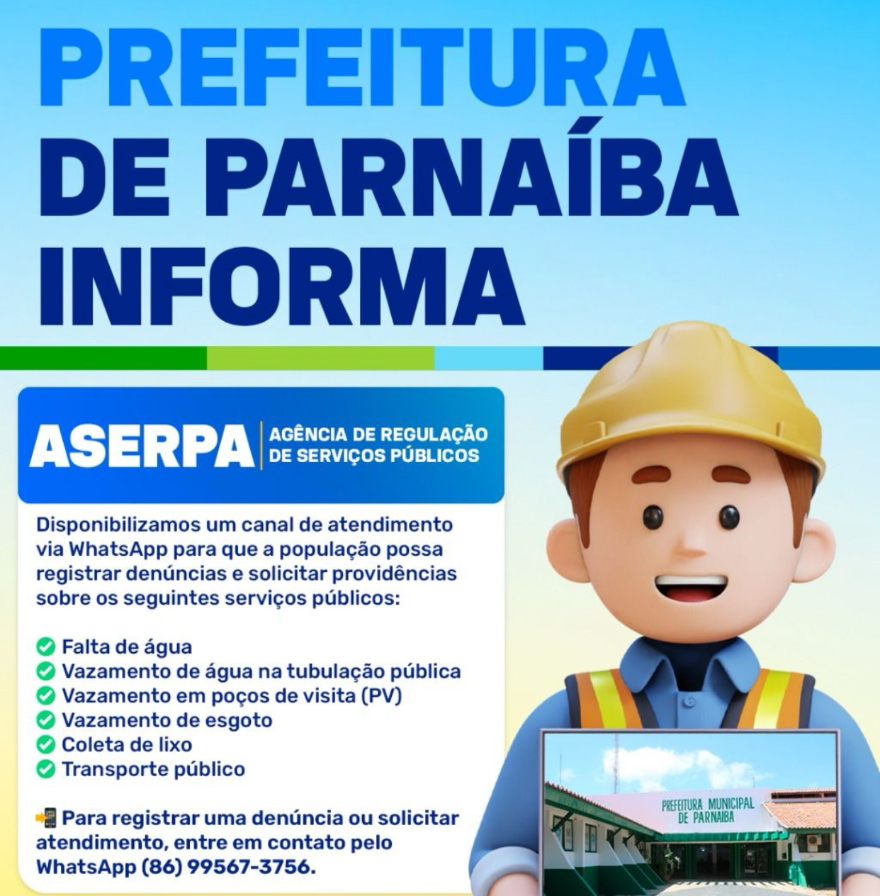 ASERPA disponibiliza canal de atendimento online via WhatsApp