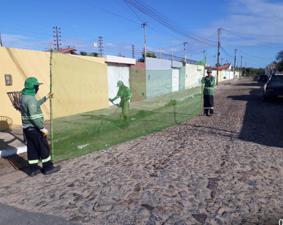 Prefeitura de Parnaíba realiza limpeza e zeladoria no Bairro Dirceu Arcoverde