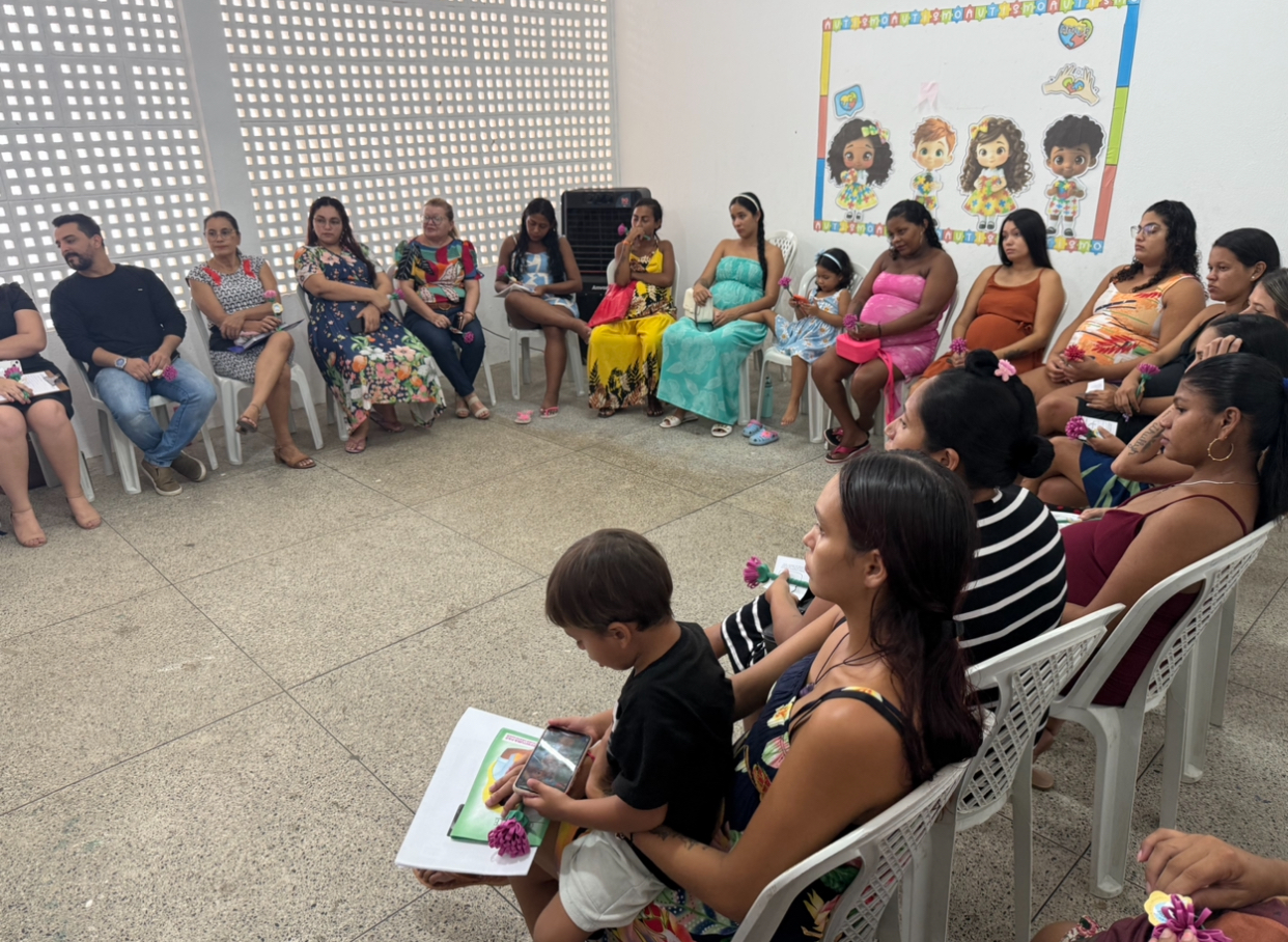 SEDESC realiza Projeto Momentos Mamãe&Bebê com gestantes de Parnaíba