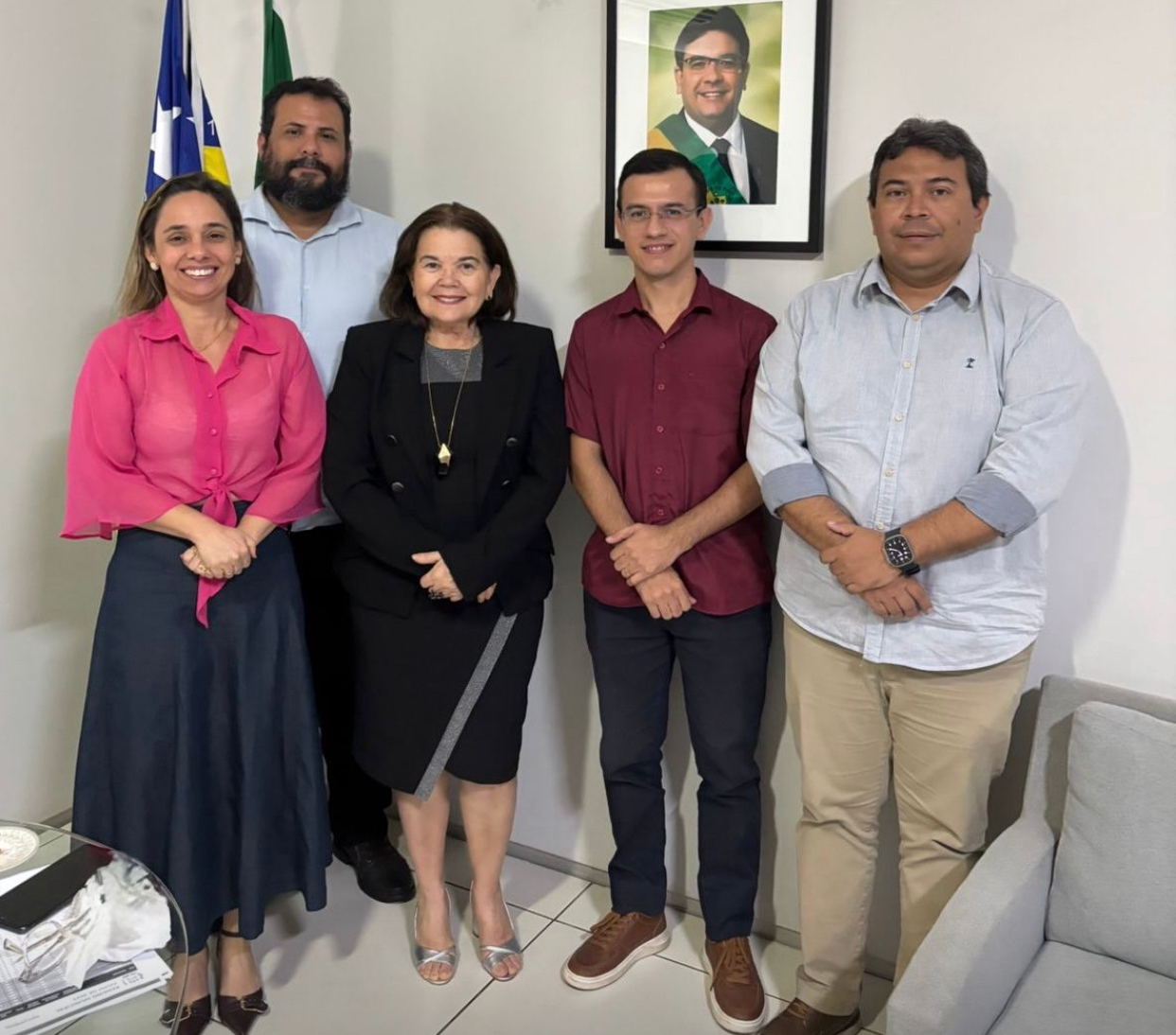 Secretário Oscar Filho e Procurador da Fazenda, Alisson Carvalho, reúnem-se com presidente da JUCEPI par tratar da adesão de Parnaíba ao Projeto Piauí Digital
