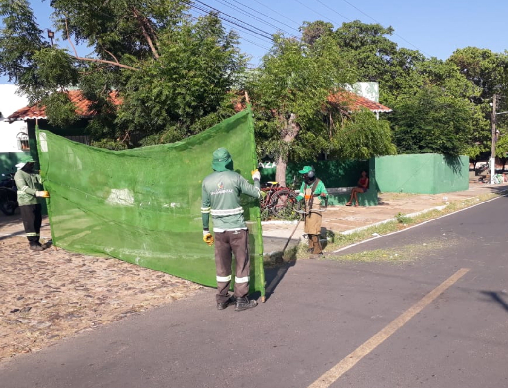 Prefeitura de Parnaíba intensifica limpeza pública nos Bairros Ceará, Sabiazal e Nossa Senhora de Fátima
