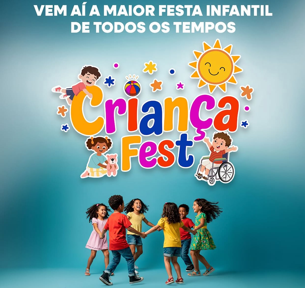 Prefeito Francisco Emanuel e Primeira-Dama Anália Priscilla realizarão o Criança Fest, a maior festa infantil da história de Parnaíba para comemorar o Dia das Crianças